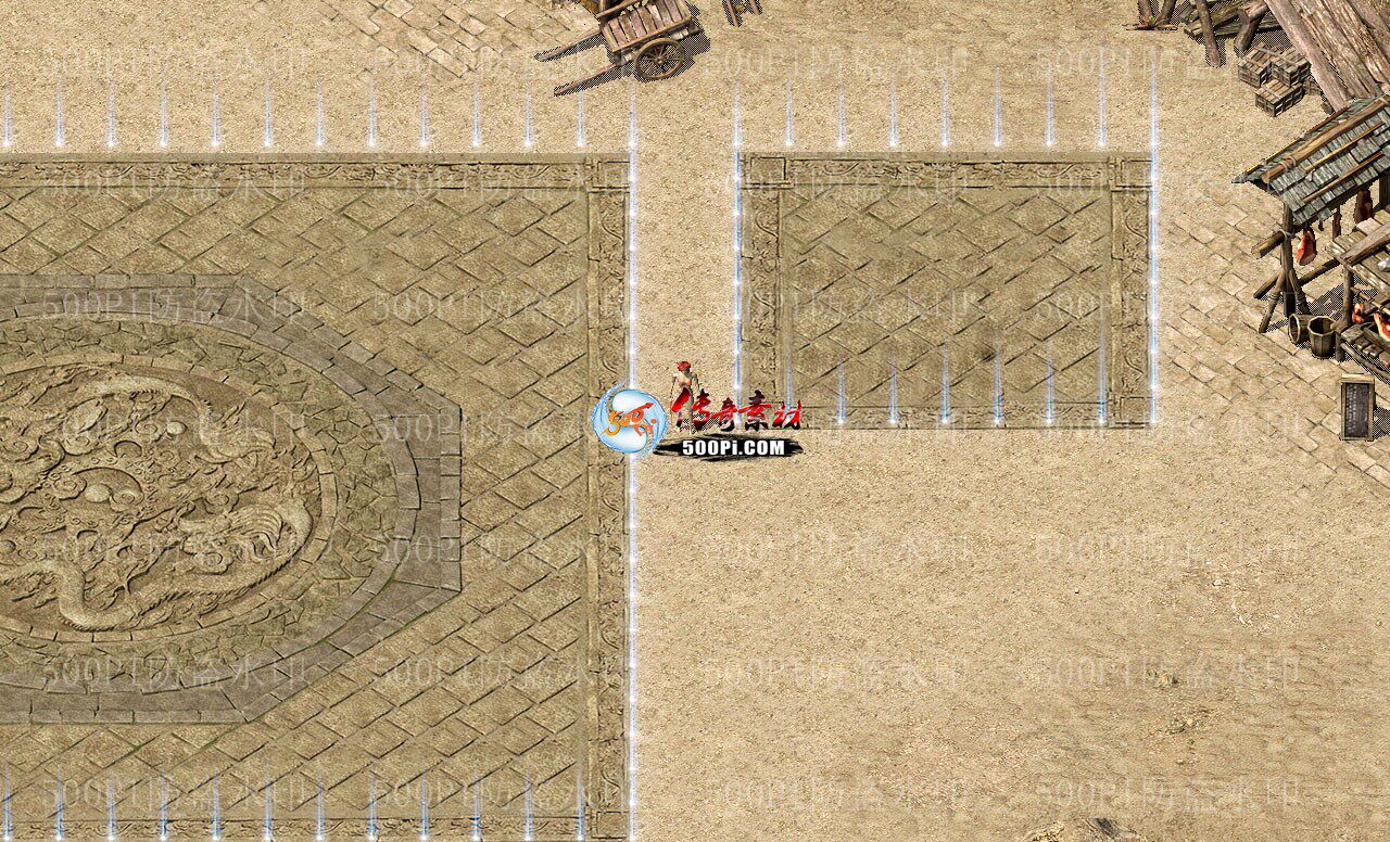 传奇地图素材-高清土城地图